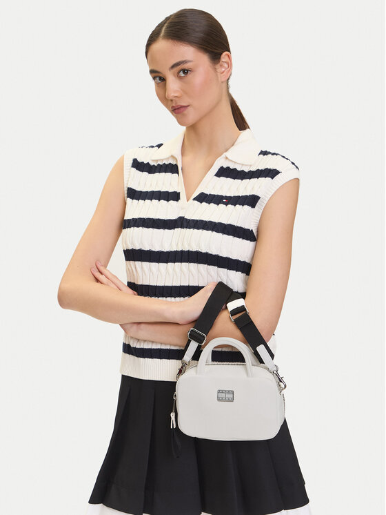 Tommy Jeans Tommy Jeans Rankinė Tjw American Cool Trunk AW0AW17294 Balta