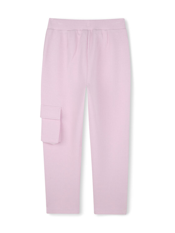 Karl Lagerfeld Kids Karl Lagerfeld Kids Spodnie dresowe Z30451 S Różowy Regular Fit