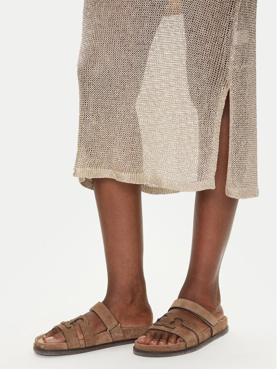 Iconique Iconique Večerní šaty IC25-012 Zlatá Regular Fit