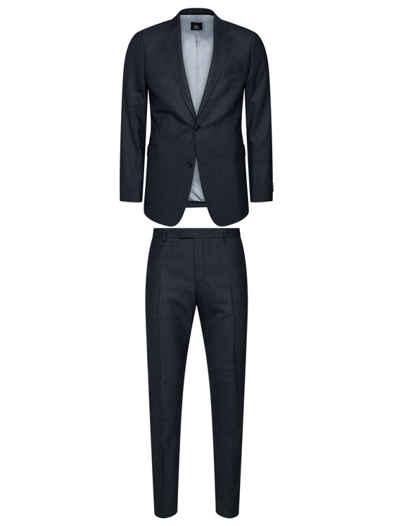 Strellson Strellson Garnitur 11 Aron-Maser 30023517 Granatowy Slim Fit