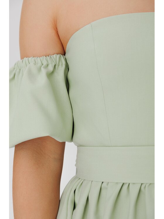 LAURELLA LAURELLA Letní šaty 4SS056 Zelená Regular Fit