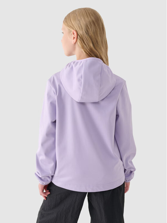 4F 4F Softshellová bunda 4FJWAW24TSOFF261-51S Fialová Regular Fit