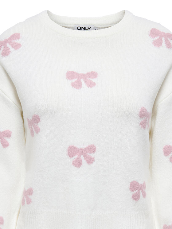 ONLY ONLY Pullover Bora 15360712 Weiß Regular Fit