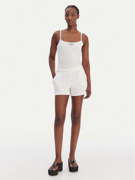 Guess Guess Топ E6GP02 J1314 Білий Regular Fit