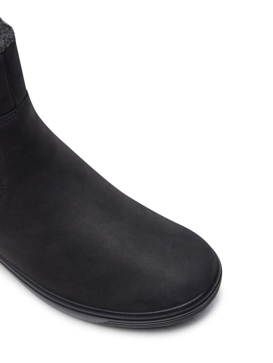 ECCO ECCO Polokozačky Soft 7 Tred W 45075302001 Černá