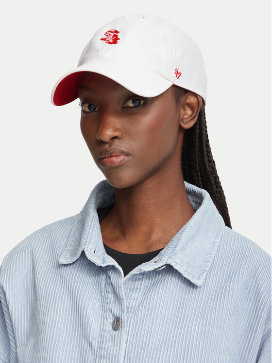 47 Brand 47 Brand Czapka z daszkiem MLB Chicago B-CHPCU06GWS Biały