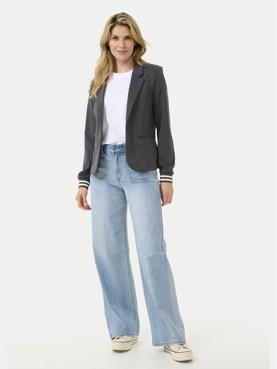 Kaffe Kaffe Marynarka Kinnie 10550800 Szary Regular Fit