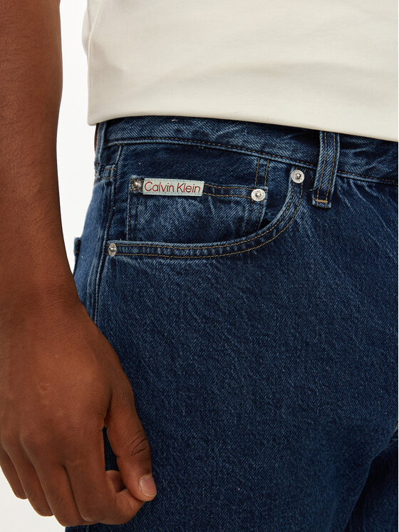Calvin Klein Jeans Calvin Klein Jeans Džínsy J30J325967 Tmavomodrá Straight Fit