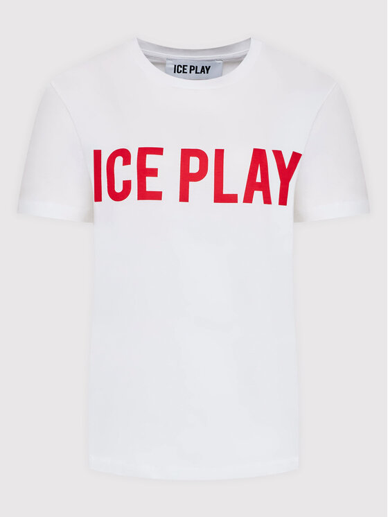 Ice Play Ice Play T-Shirt 22I U2M0 F021 P400 1101 Weiß Relaxed Fit