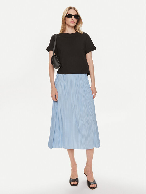 Samsøe Samsøe Samsøe Samsøe Plisēti svārki Uma F18303206 Gaiši zils Regular Fit