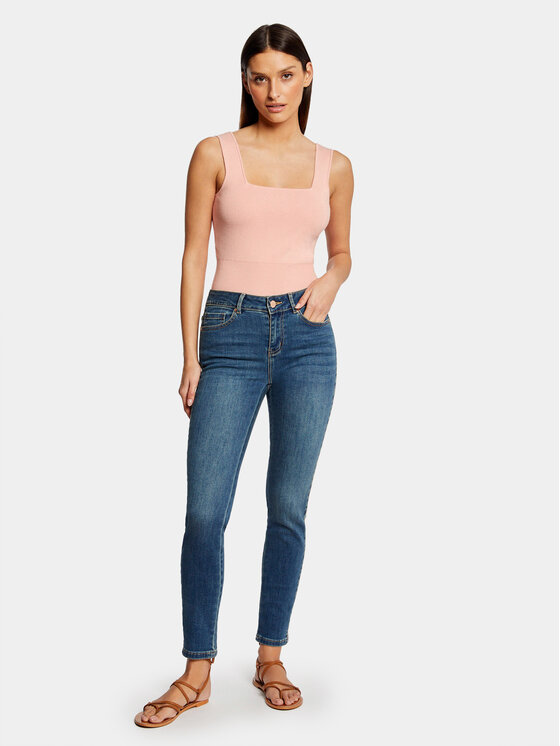 Morgan Morgan Jeans hlače 231-PCLEM Modra Slim Fit