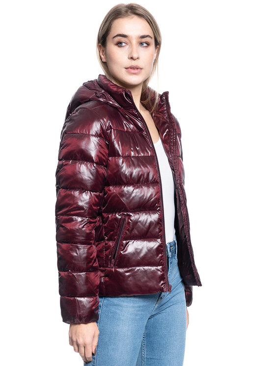 Wrangler Wrangler Giacca di transizione SHORT PUFFER Marrone Regular Fit