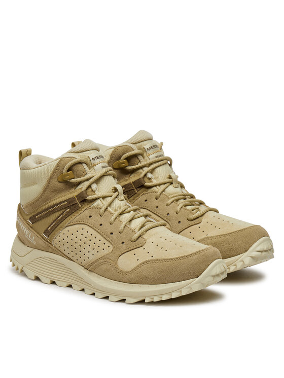 Merrell Merrell Pohodni čevlji Wildwood Mid Ltr Wp J038298 Bež