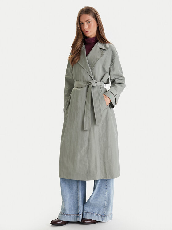 Calvin Klein Jeans Calvin Klein Jeans Тренч LV047F509G Сив Regular Fit