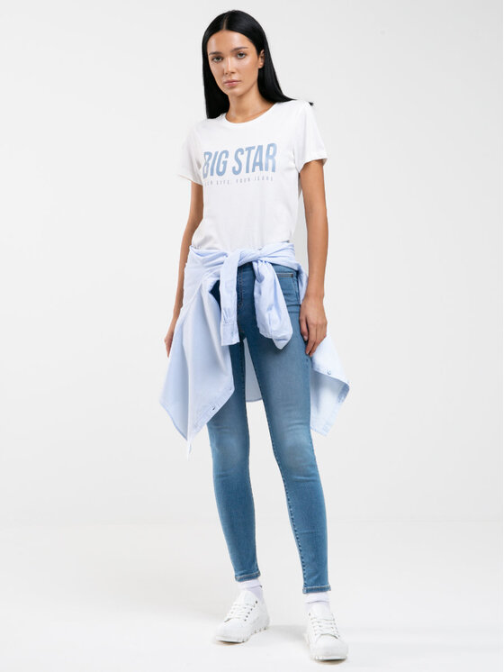 BIG STAR BIG STAR Jeansy ADELA_367_190 Niebieski Skinny Fit