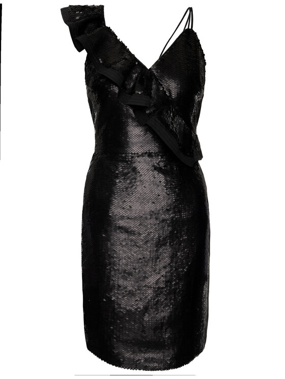 Silvian Heach Silvian Heach Коктейлна рокля CVA19285VE Черен Slim Fit