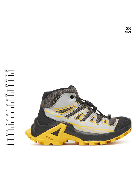 Salomon Salomon Trekingová obuv X Ultra Mid Gore-Tex L47746000 Šedá