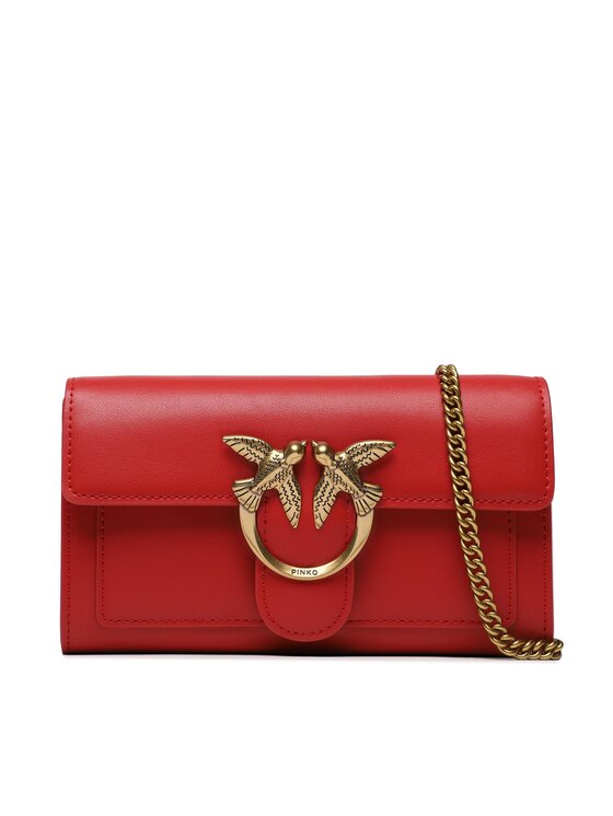 Pinko Torebka Love One Wallet C PE 23 PLTT 100062 A0F1 Czerwony | Modivo.pl