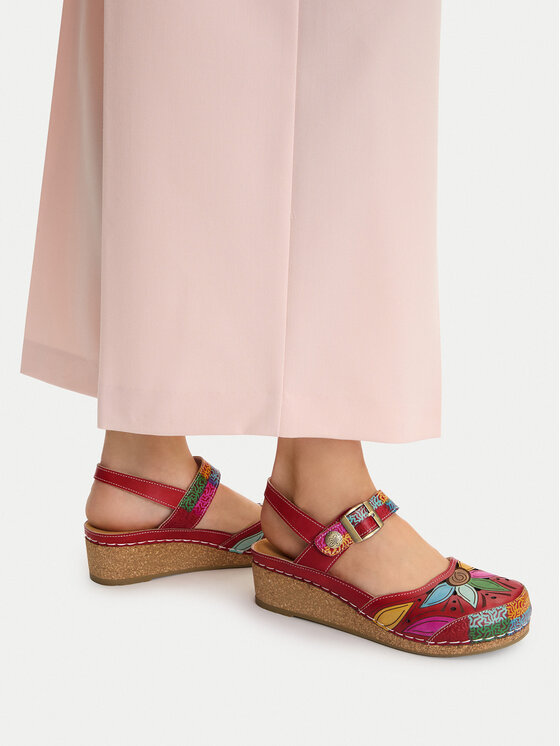 Laura Vita Laura Vita Босоніжки Facscineo 02 Червоний