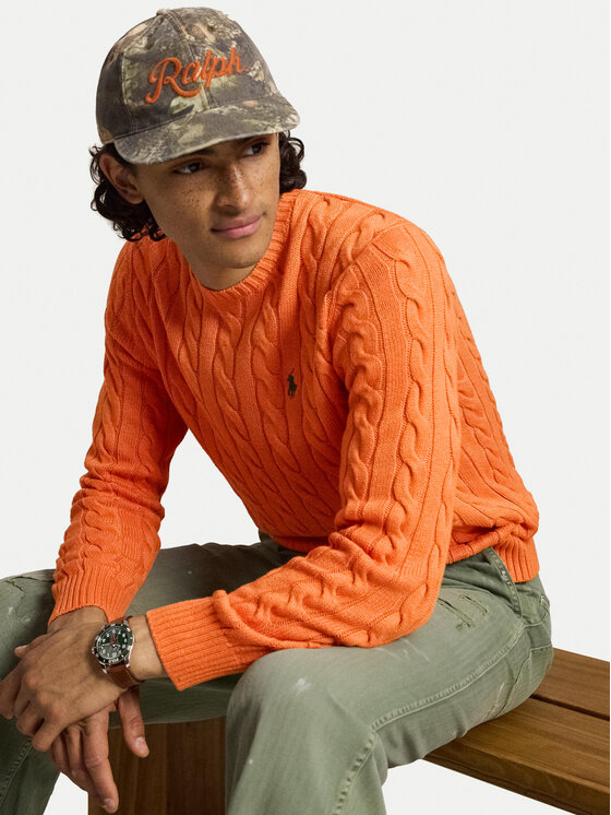 Polo Ralph Lauren Polo Ralph Lauren Megztinis 710775885551 Oranžinė Regular Fit
