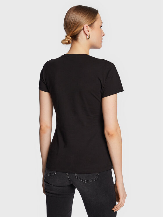 Liu Jo Liu Jo T-Shirt WA3467 JS923 Czarny Regular Fit