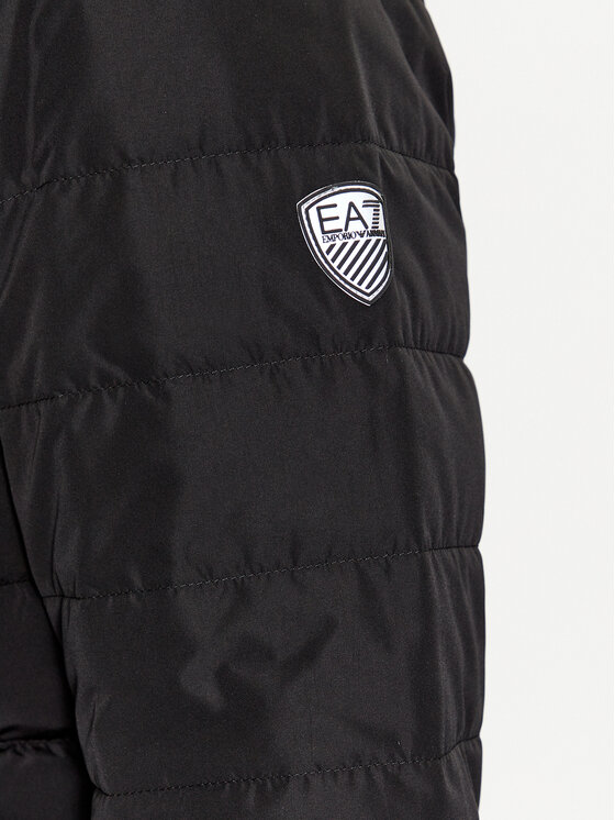 EA7 Emporio Armani EA7 Emporio Armani Пухено яке 8NPB13 PNE1Z 1200 Черен Regular Fit