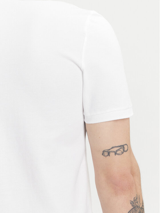 Moose Knuckles Moose Knuckles Polo Everett M34MT712G Bianco Regular Fit