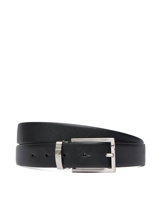 Emporio Armani Emporio Armani Мъжки колан Y4S498 YLP4E 81519 Черен