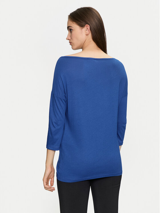 Sisley Sisley Μπλουζάκι 3QU4L12EE Μπλε Regular Fit