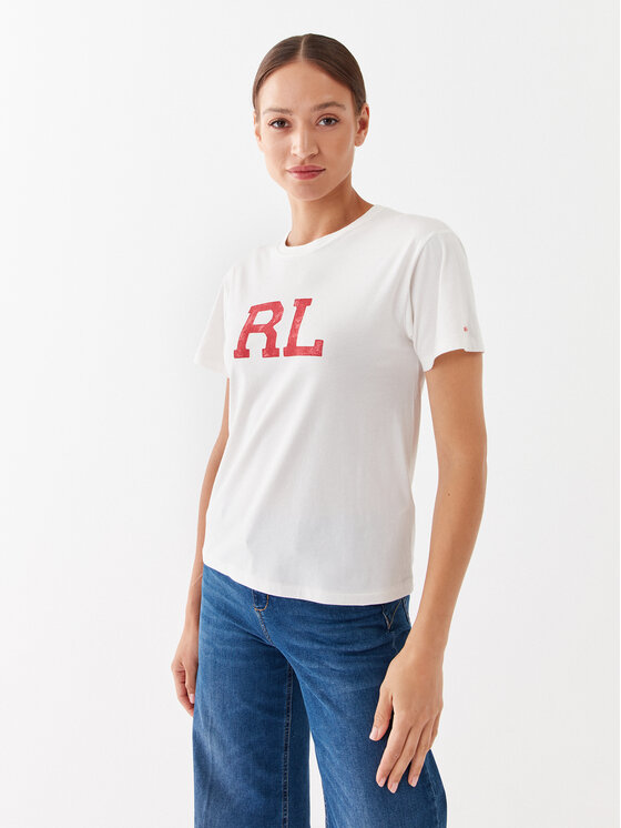 Polo Ralph Lauren T-krekls 211892611007 Balts Regular Fit