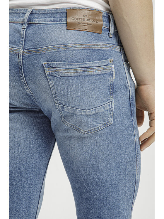 Cross Jeans Cross Jeans Jeansy E 185-225 Niebieski Slim Leg