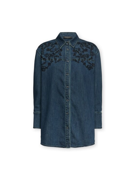 Elena Mirò Elena Mirò Camicia 5403P000342N024 Blu Over Fit