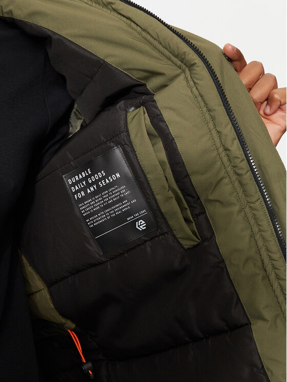 INDICODE INDICODE Зимова куртка Inviks 15-848 Хакі Regular Fit