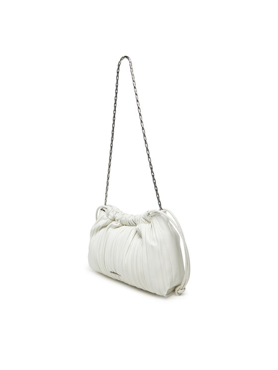 Calvin Klein Calvin Klein Torbica Drawstring Plisse Crossbody LV04F3076G Bijela