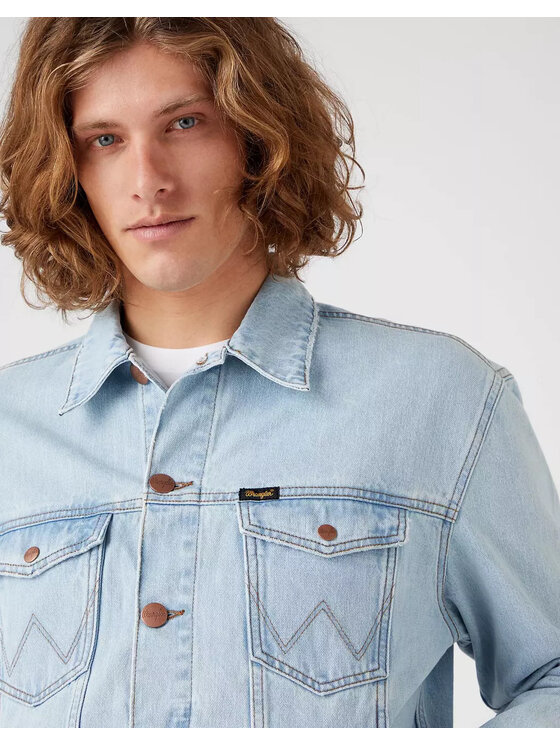 Wrangler Wrangler Giacca di jeans ANTI FIT JACKET Blu Regular Fit