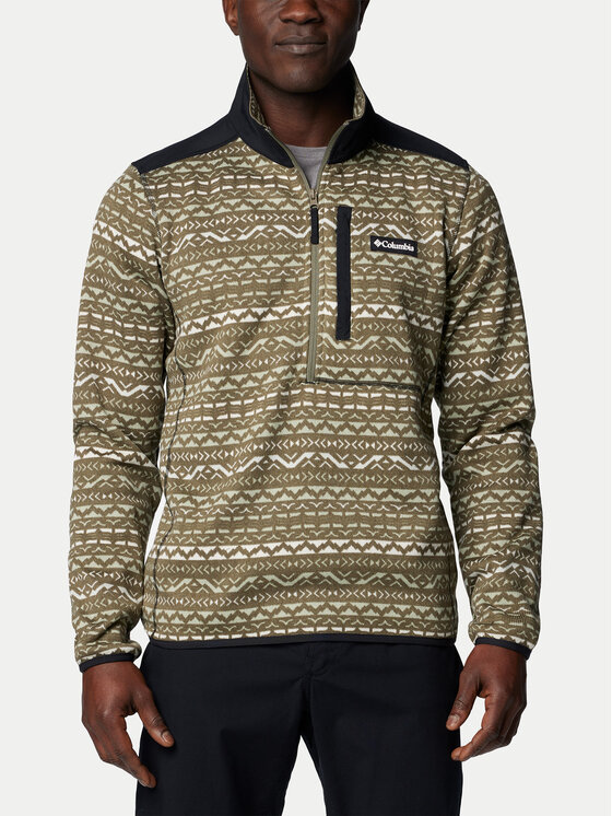 Columbia Felpa di pile Sweater Weather 2097741 Verde Active Fit, taglia : M