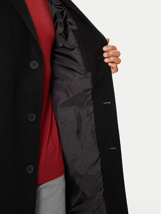Brave Soul Brave Soul Cappotto di transizione MJK-AUGUSTINEBLK Nero Regular Fit