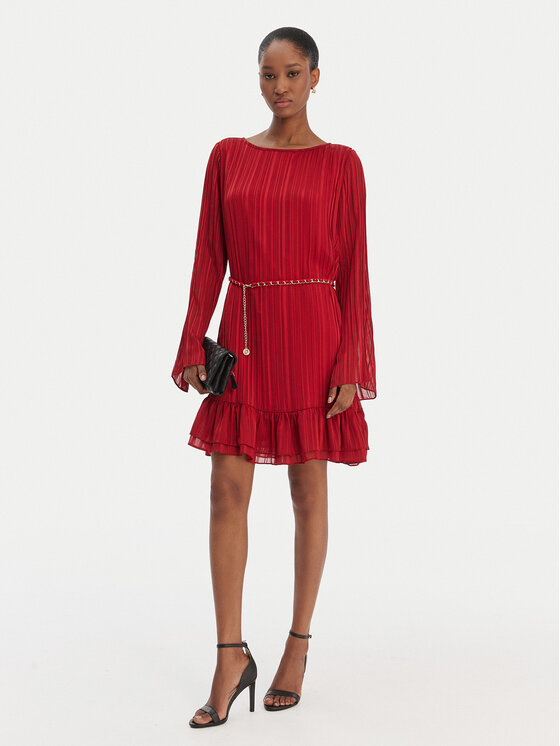 Guess Guess Rochie de zi W6RK37 WJ712 Roșu Regular Fit