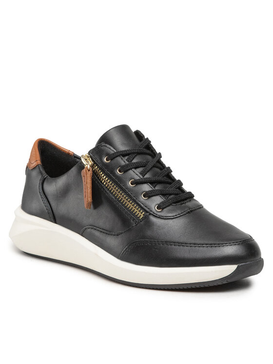 Clarks Clarks Sneakersy Un Rio Zip 261680184 Černá