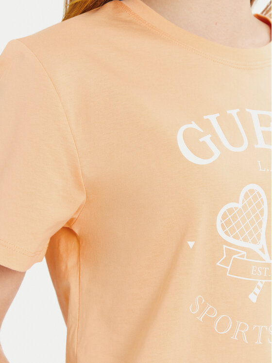 Guess Guess T-särk V5GI04 I3Z14 Oranž Regular Fit