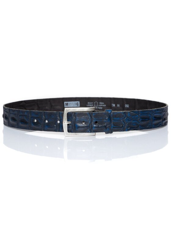 Mustang Mustang Cintura da uomo BELT Blu