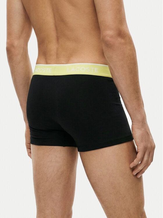 Lacoste Lacoste Set de boxeri﻿ 5H1297 Negru