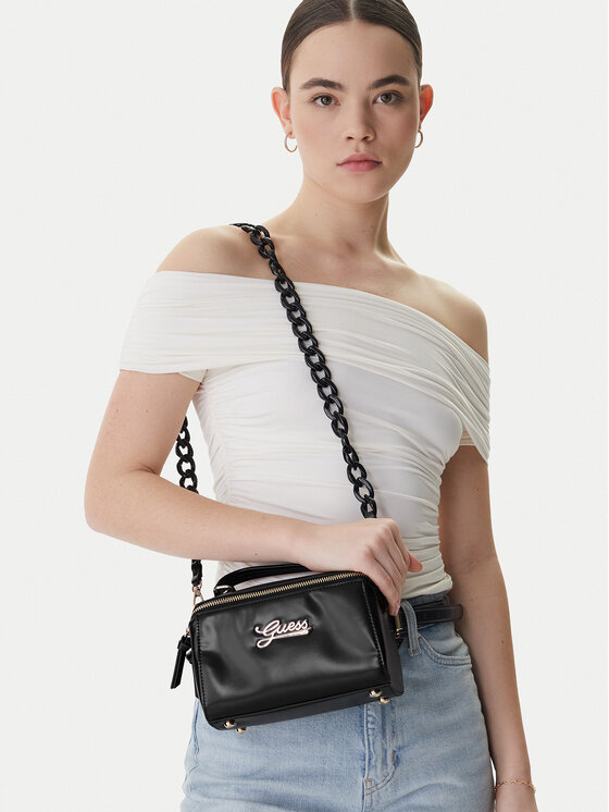 Guess Geantă J6RZ03 WH8M0 Negru