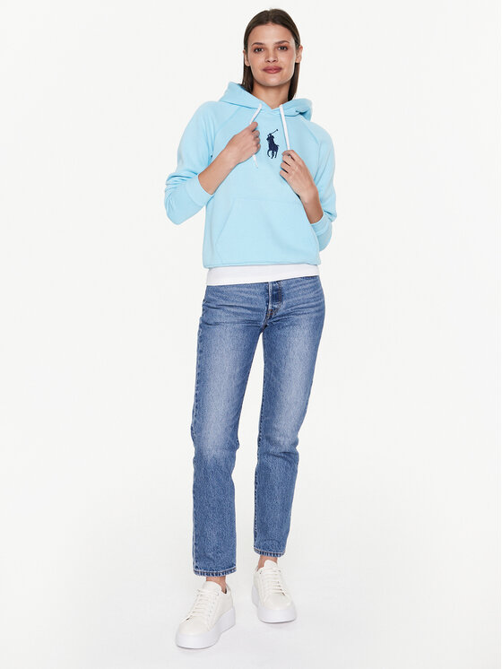 Polo Ralph Lauren Polo Ralph Lauren Majica dugih rukava 211892658001 Svijetloplava Regular Fit