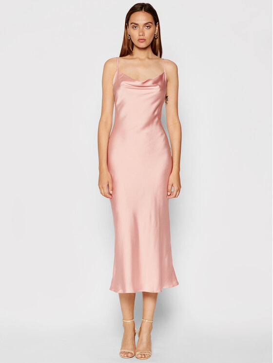 Guess Guess Cocktail obleka New Akilina W1YK1C WD8G0 Roza Slim Fit