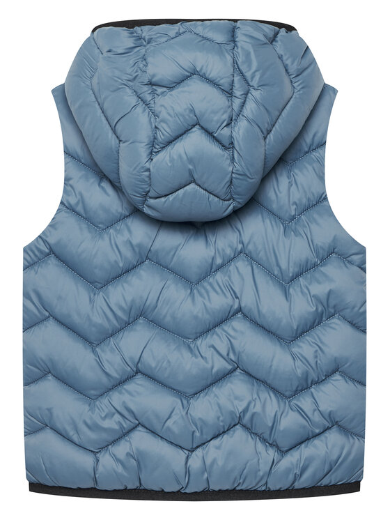 United Colors Of Benetton United Colors Of Benetton Kamizelka 2TWDGJ00G Niebieski Regular Fit