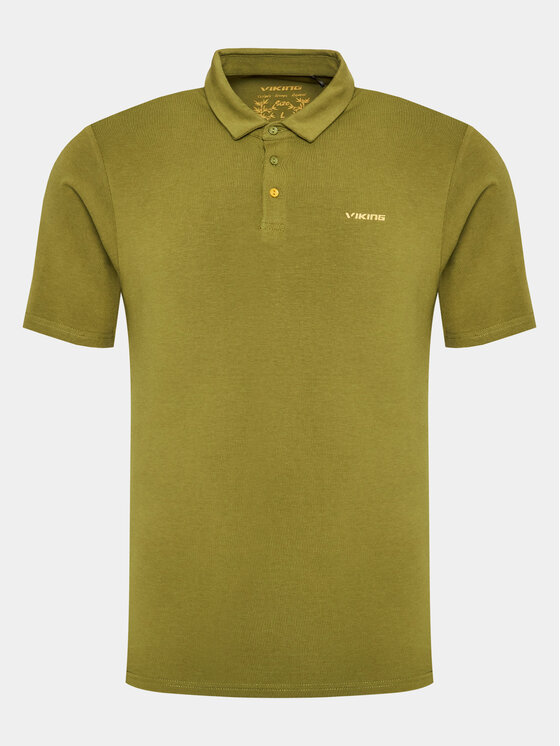 Viking Polo Viking Bamboo Winslow Man 500/25/6664 Zaļš Regular Fit