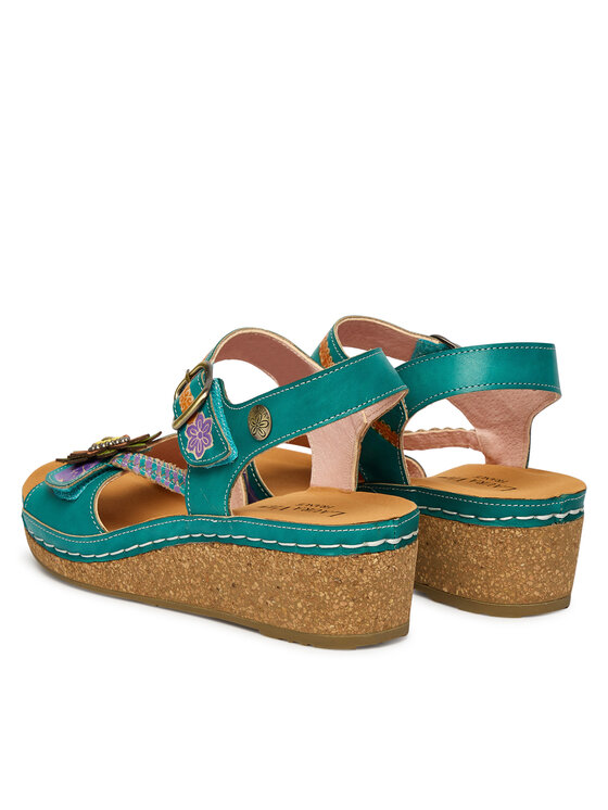 Laura Vita Laura Vita Босоніжки Facscineo 09 Бірюзовий