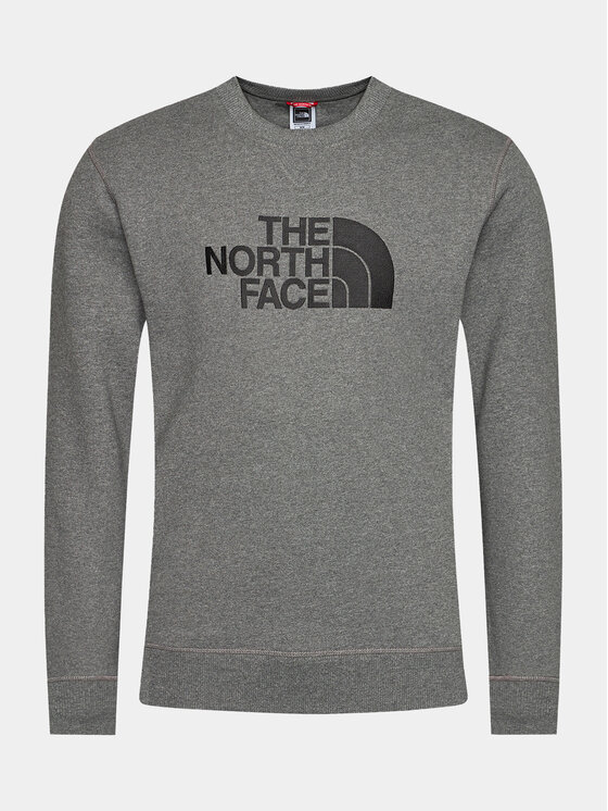 The North Face The North Face Bluza Drew Peak Crew NF0A4SVR Szary Regular Fit