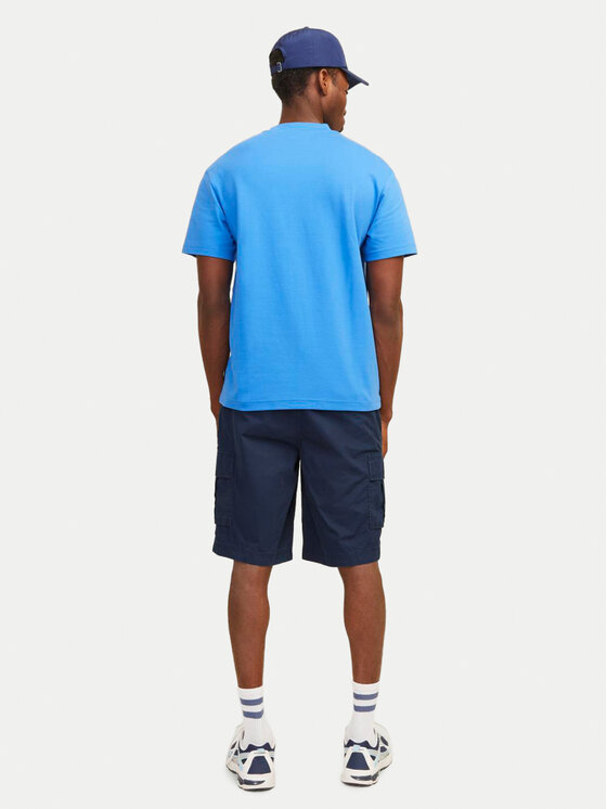 Jack&Jones Jack&Jones Auduma šorti Jpstcole 12253222 Tumši zils Loose Fit